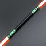 The Void Fang Lightsaber Interactive Swing Motion Heavy Dueling Double Bladed Star Wars Cosplay Greencade