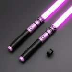 The Void Fang Lightsaber Interactive Swing Motion Heavy Dueling Double Bladed Star Wars Cosplay Greencade