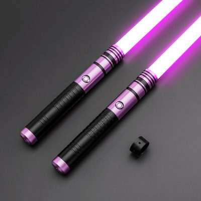 The Void Fang Lightsaber Interactive Swing Motion Heavy Dueling Double Bladed Star Wars Cosplay Greencade