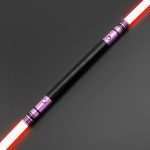 The Void Fang Lightsaber Interactive Swing Motion Heavy Dueling Double Bladed Star Wars Cosplay Greencade
