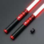 The Void Fang Lightsaber Interactive Swing Motion Heavy Dueling Double Bladed Star Wars Cosplay Greencade