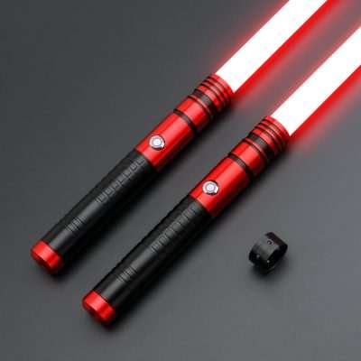 The Void Fang Lightsaber Interactive Swing Motion Heavy Dueling Double Bladed Star Wars Cosplay Greencade