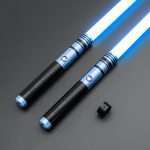 The Void Fang Lightsaber Interactive Swing Motion Heavy Dueling Double Bladed Star Wars Cosplay Greencade