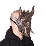 Steampunk Oni Mask Replica Prop Cosplay Greencade