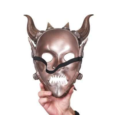 Steampunk Oni Mask Replica Prop Cosplay Greencade