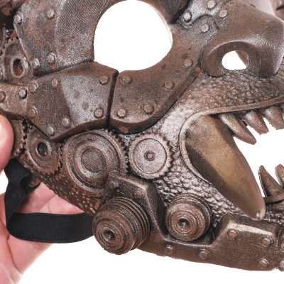 Steampunk Oni Mask Replica Prop Cosplay Greencade