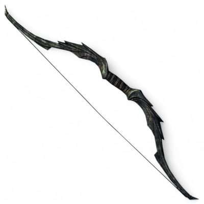 Orcish Bow Replica Prop – Skyrim cosplay greencade