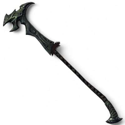 Orcish Warhammer Replica Prop – Skyrim cosplay greencade