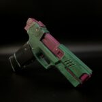 Rebeccas Pistol replica prop cyberpunk 2077 Cosplay Greencade