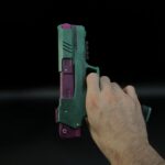 Rebeccas Pistol replica prop cyberpunk 2077 Cosplay Greencade