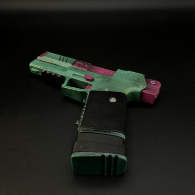 Rebeccas Pistol replica prop cyberpunk 2077 Cosplay Greencade