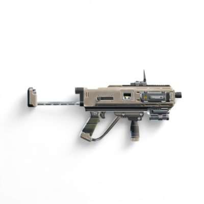SMG-72 Pummeler Replica Prop – Helldivers 2 Cosplay Greencade