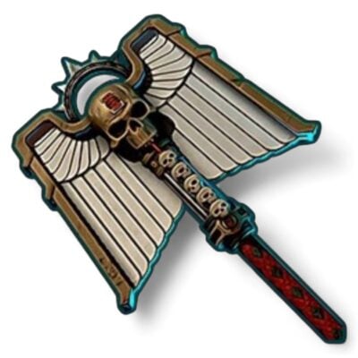 Chaplain’s Crozius Replica Prop– Warhammer 40K cosplay greencade