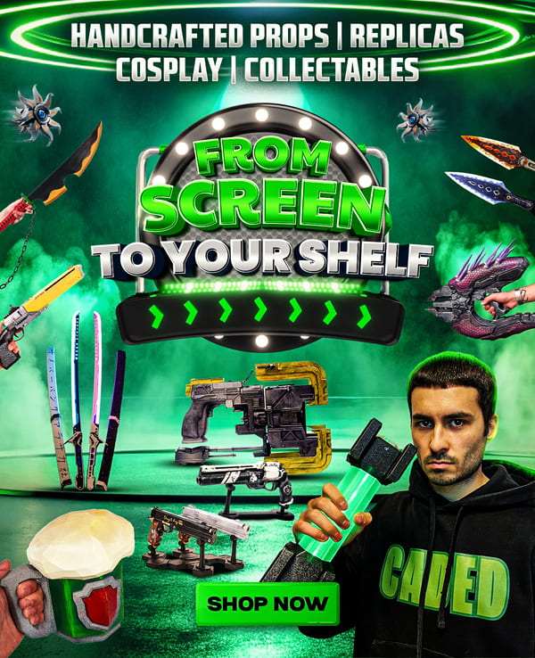 Greencade replicas props videogame props movie props