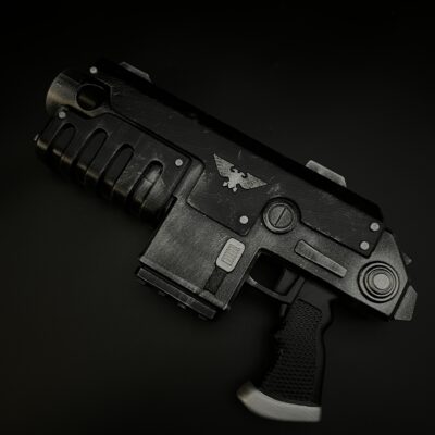 Special Issue Bolt Pistol Replica Prop Warhammer 40K Cosplay Greencade