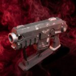 Special Issue Bolt Pistol Warhammer 40K REPLICA PROP GREENCADE