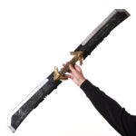 Double-Edged Thanos Sword Replica Prop Cosplay Greencade