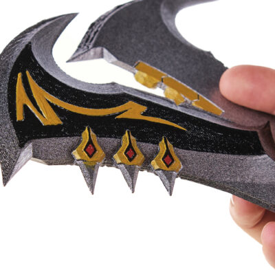 Draven Axe Replica Prop League of Legends Cosplay Greencade