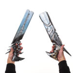 Lucian Light Pistols Replica Prop League of Legends Cosplay Greencade