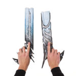 Lucian Light Pistols Replica Prop League of Legends Cosplay Greencade