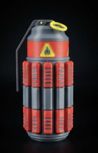 G-10 Incendiary Grenade Replica Prop Helldivers 2 Replica prop Greencade