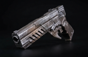 Original Arkham Knight Pistols Red Hood replica prop Greencade