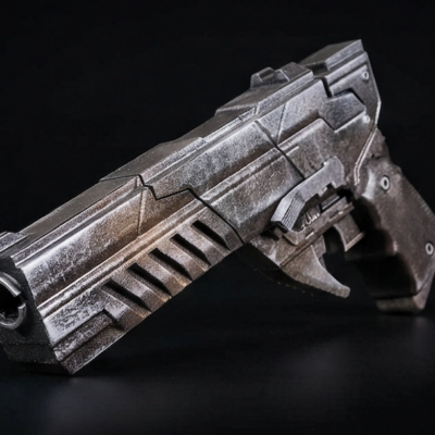 Original Arkham Knight Pistols Red Hood replica prop Greencade