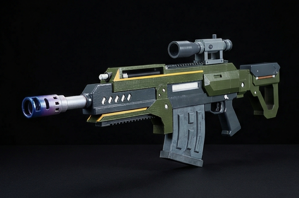 Greencade's listing image for its R-36 Eruptor replica prop from Helldivers 2