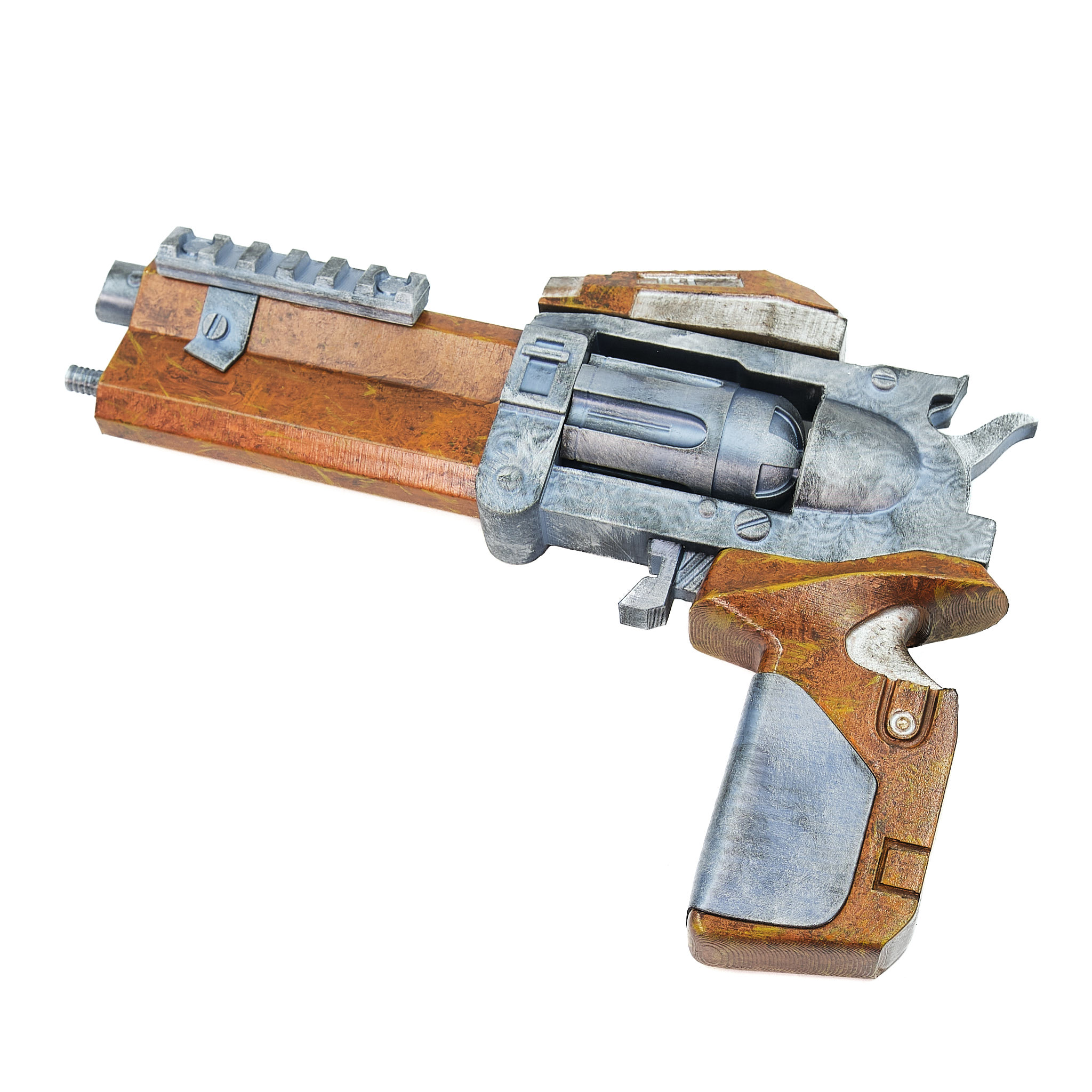 Greencade's listing photo of its Wheelgun replica from Borderlands 2