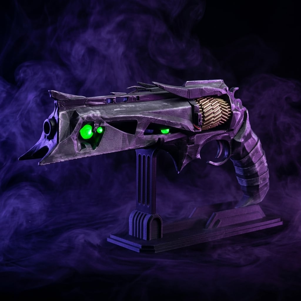 Greencade listing image of its Thorn replica with green LED lighting