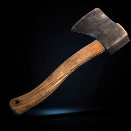 hatchet-replica-prop-rust-by-greencade