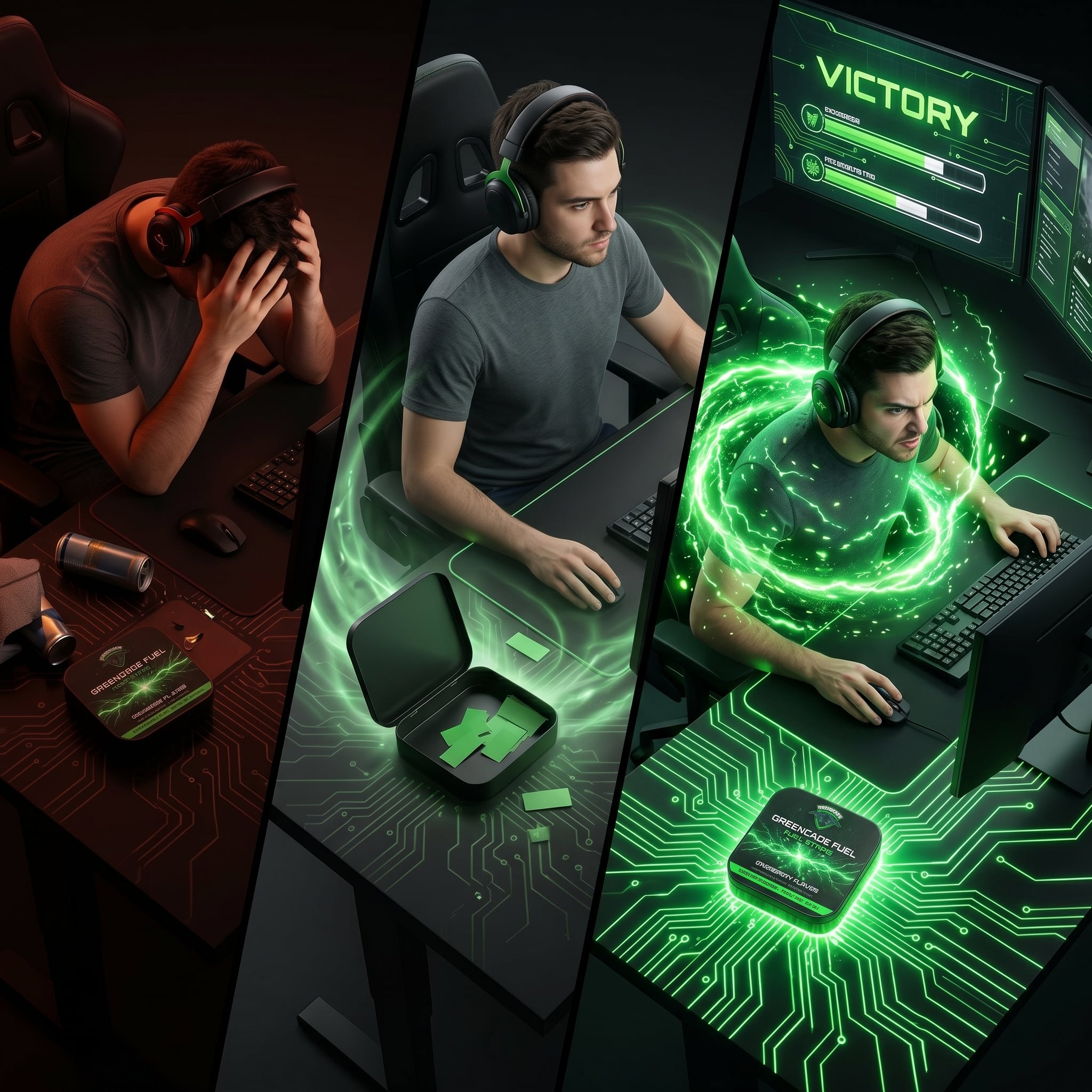 Greencade Fuel Strips vs Energy Drinks