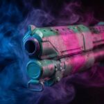 Guts – Rebecca's Shotgun Replica Prop – Cyberpunk 2077 Greencade