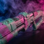 Guts – Rebecca's Shotgun Replica Prop – Cyberpunk 2077 Greencade