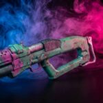 Guts – Rebecca's Shotgun Replica Prop – Cyberpunk 2077 Greencade