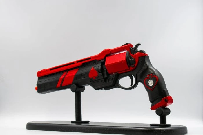3D printed Ace of Spades Red replica